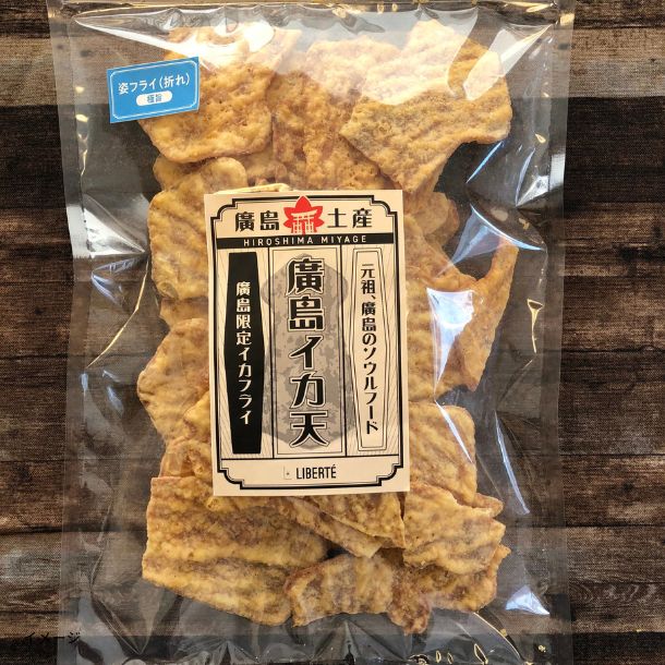 「徳用 廣島イカ天（姿フライ割れ）」120g - Image 2