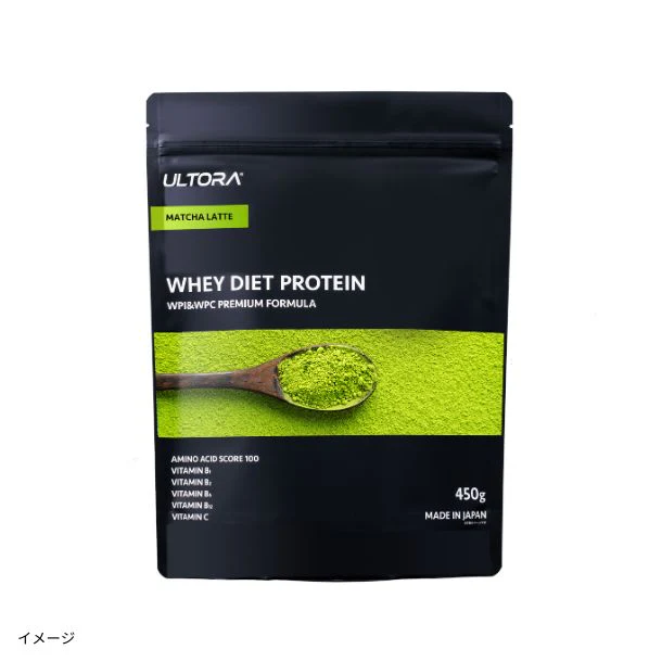 ULTORA「ホエイダイエットプロテイン 抹茶ラテ風味」450g