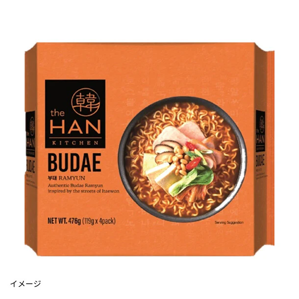 the HAN KITCHEN「プデラーメンマルチパック」119g×4食