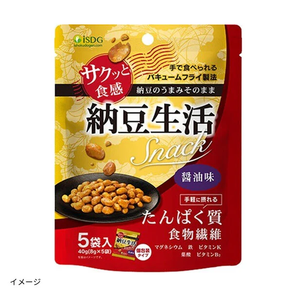 「納豆生活Snack 醤油味」5袋入