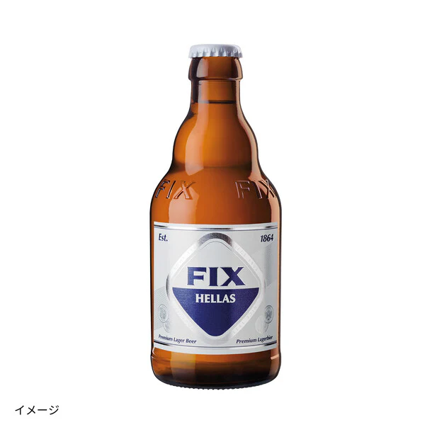 「フィックスヘラス プレミアムラガービール」330ml