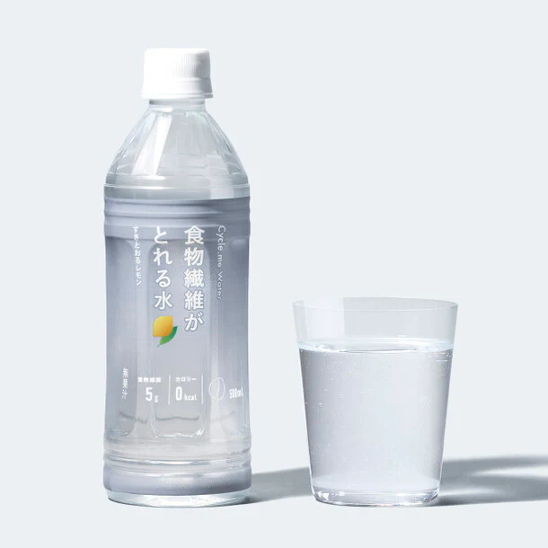 Cycle.me「食物繊維がとれる水 すきとおるレモン」500ml