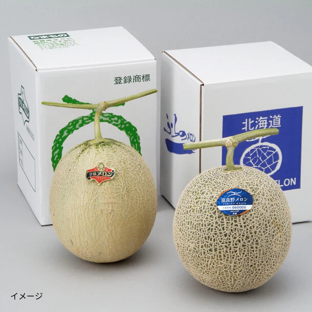 「夕張メロン&富良野メロンセット」