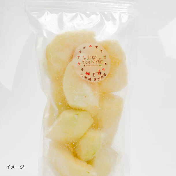 「訳あり冷凍リンゴ」500g