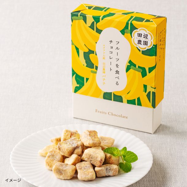 ANAフーズオリジナル「フルーツを食べるチョコレート 田辺農園バナナ」55g