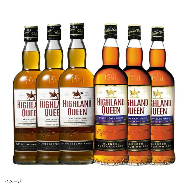スコットランド産「ハイランドクイーン 2種飲み比べセット」計6本
