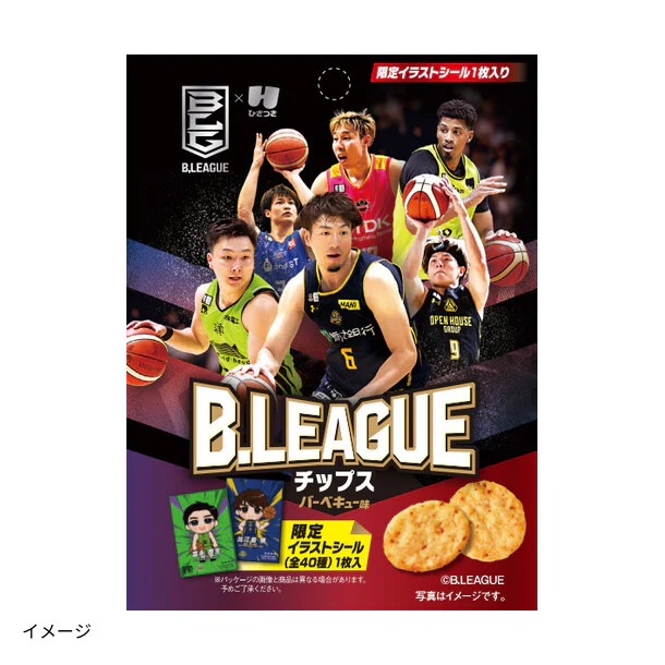 B.LEAGUE×ひざつき「B.LEAGUEチップス」18g - Image 2