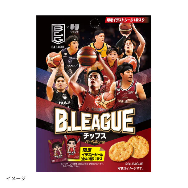 B.LEAGUE×ひざつき「B.LEAGUEチップス」18g - Image 3