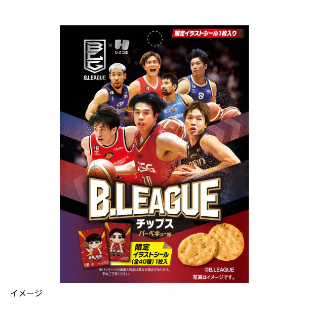 B.LEAGUE×ひざつき「B.LEAGUEチップス」18g - Image 4