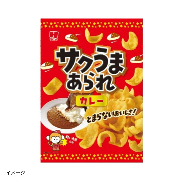 ひざつき製菓「サクうまあられカレー」30g