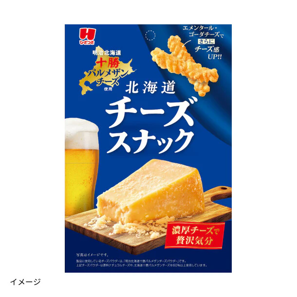 ひざつき製菓「北海道チーズスナック」30g